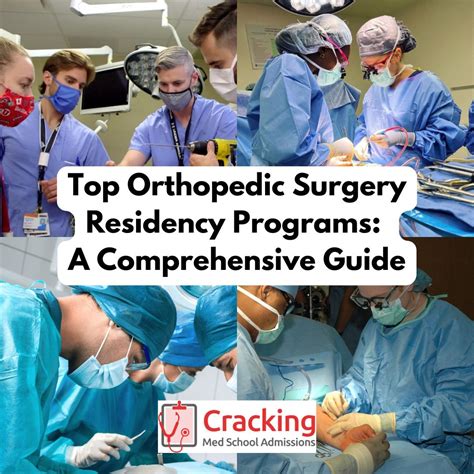 Top Orthopedic Surgery Residency Programs A Comprehensive Guide