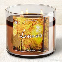 Leaves 3 Wick Candle Home Fragrance 1037181 Bath Body Works