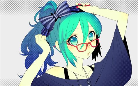 Fond d écran illustration Anime Filles anime des lunettes dessin