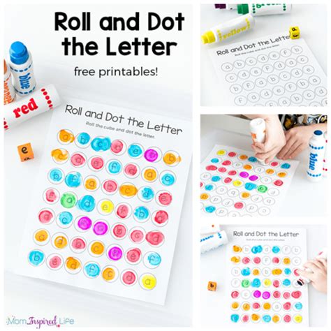 Roll And Dot The Letter Alphabet Activity And Free Printable