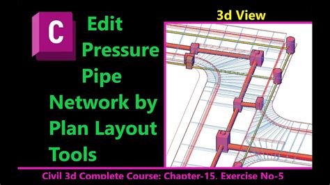 How To Edit Pressure Network Using Plan Layout Tools In Civil 3d