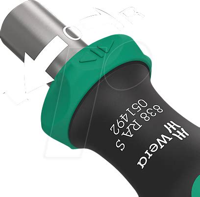 WERA 05051060001 Bit Satz Kraftform Kompakt 838 RA S Set 1 14 Teilig