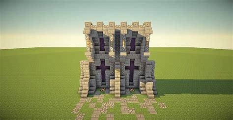 Medieval Wall Idea Minecraft Map