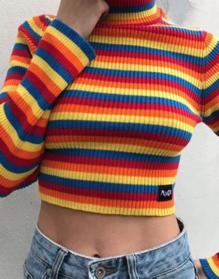 Fashion 90s 1990s Outfits Crop Tops 70 Ideas For 2019 Vintage Outfits Rainbow Outfit Fashion