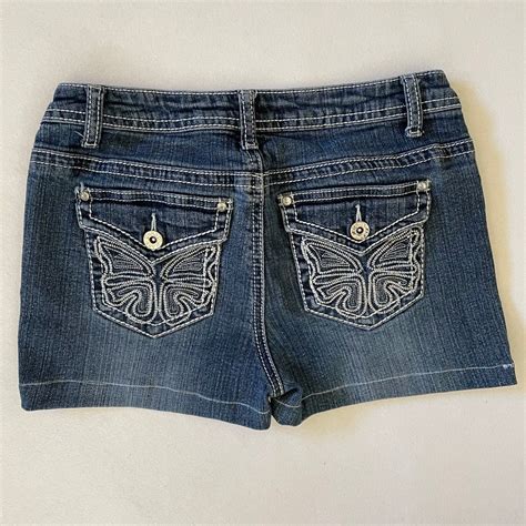 Size Xs Vintage Y K Bongo Jean Shorts Low Rise Medium Wash Denim