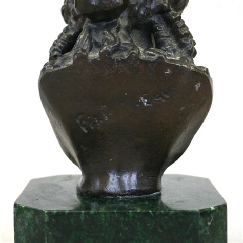 A Cast Bronze Bust Of Dionysus S Female Companion Williams Antiques