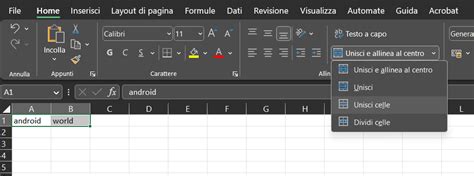 Come Unire Due Celle Excel E Come Dividerle Smartworld