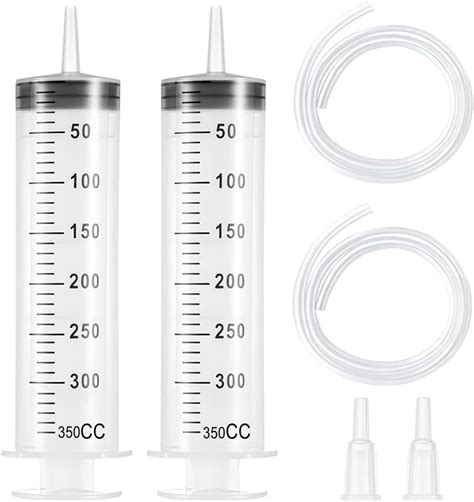 Amazon 2 Pack 300 350ml Syringes With 31 5in Tube Extra Large