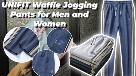 UNIFIT Waffle Jogging Pants For Men And Women Tiktokshopbudol