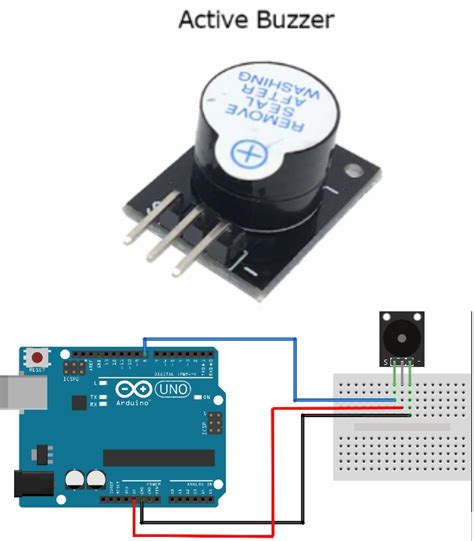 KY 012 Active Buzzer Module Mekatroniks