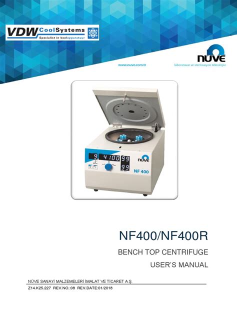 Manual Nf 400 Pdf Corrosion Centrifuge