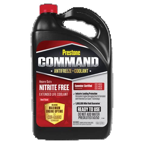 Prestone Cor Guard Command Nitrite Free Extended Life Coolant