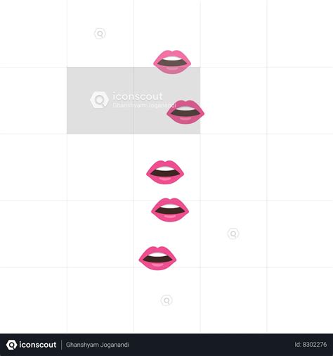 Mouth Floating Emoji Emoji Animated Icon download in JSON, LOTTIE or ...