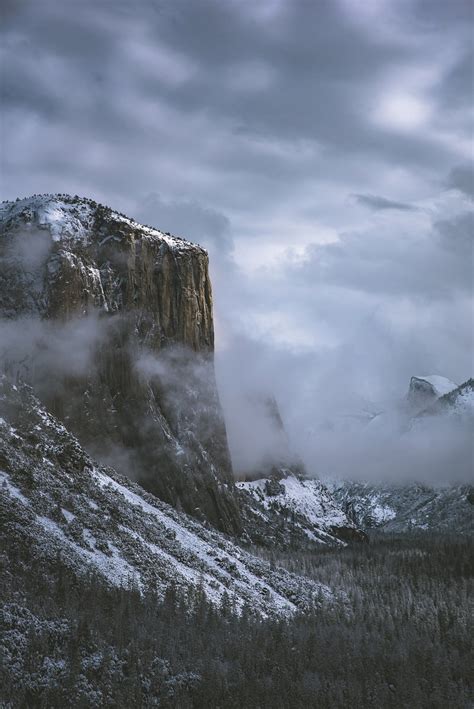 Winter Yosemite National Park, United | Free Photo - rawpixel