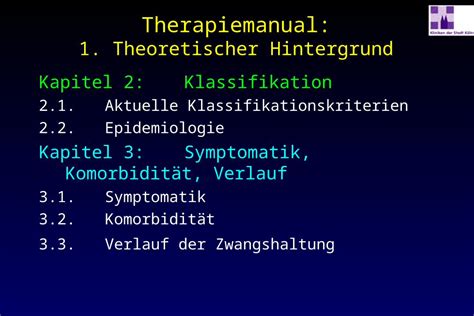 PPT Therapiemanual 1 Theoretischer Hintergrund Kapitel 2