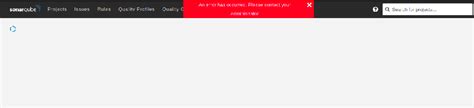 Cannot go to project dashboard - getting exceptions as mentioned - SonarQube - Sonar Community