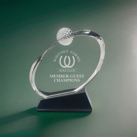 Golf Championship Trophy - Personalized Golf Tournament Prize - Laser ...