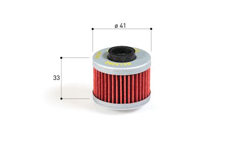 0313384 RED CHILLI OIL FILTER Filtro Olio MALOSSI APRILIA SCARABEO 125