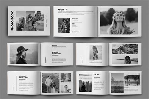 Photo Book Design Template Layout Creative Market