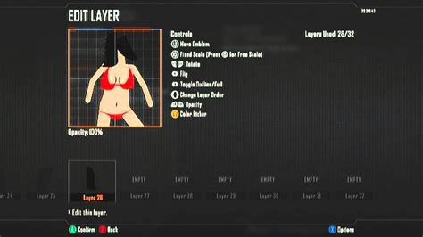 Amazing Black Ops 2 Sexy Girl Emblem Tutorial Hot Babe 23