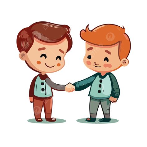 Children Shake Hand Clipart Png