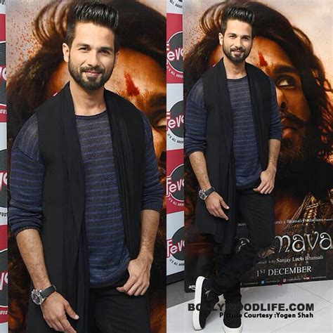 Shahid Kapoor can't stop smiling as he kickstarts Padmavati promotions