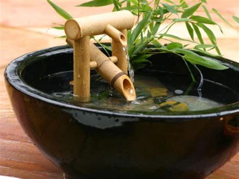 Bamboo Deer Chaser Fountain ~ Bamboo Craft Photo