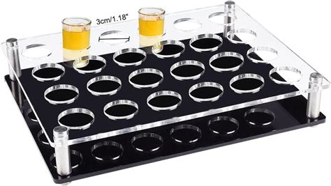 Amazon Nbeads Shot Glass Tray Holder Bar Acrylic Shot Glasses