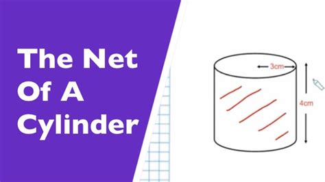 Cylinders How To Draw The Net Of A Cylinder Given The Height And