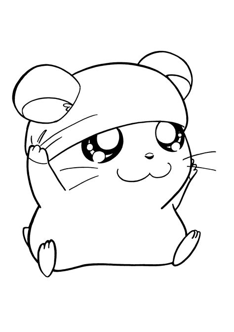 130 dessins de coloriage Hamtaro à imprimer sur LaGuerche Page 7