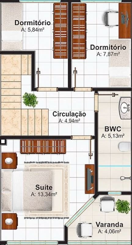 Planos De Casa De Dos Pisos 80 Metros Cuadrados