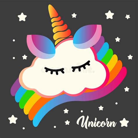 Dise O Gr Fico Lindo De Vector Del Unicornio Unicornio De La Historieta