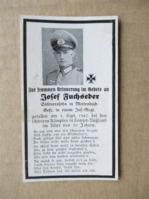 STERBEBILD 2 WK Gefr Inf Regt Gef 4 9 1942 Sowjet Rußland EUR 1