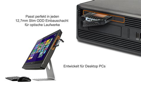 ICY DOCK SATA Hot Swap Wechselrahmen für 2 5 Zoll 6 4cm SSD HDD