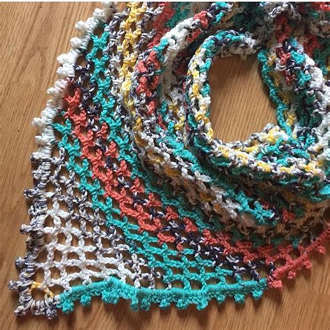 Crochet Triangle Scarf Pattern Spring Scarf Tutorial Etsy Australia