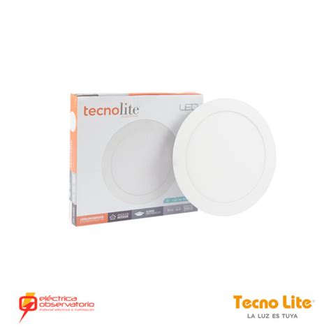 L Mpara Led Empotrable Tecno Lite Downlight W Luz De D A No