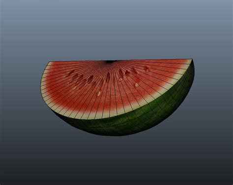 Watermelon Wedge Model - TurboSquid 1192236