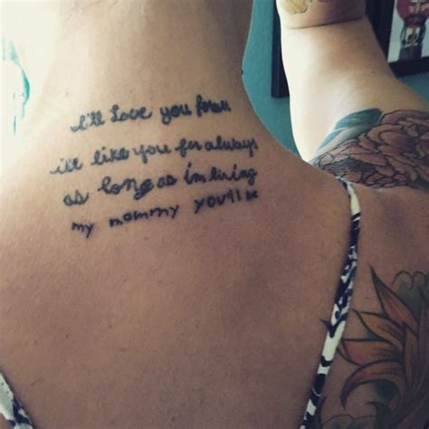 Brandi Holland on Instagram: “Finally finished my sweet tattoo. Each one of my kids wrote a line ...