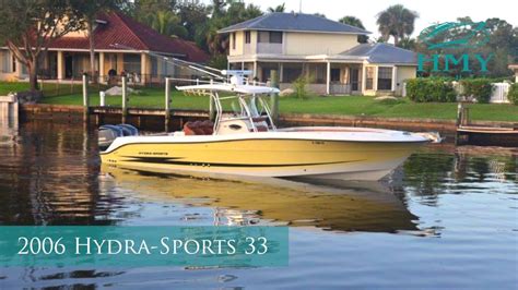 2006 Hydra Sports 33 Center Console For Sale With Hmy Yachts Youtube