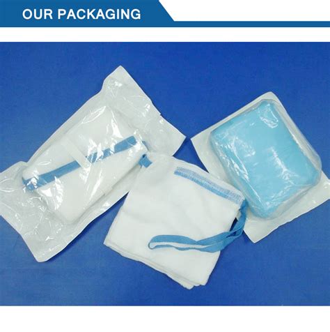 China Medical Sterile Surgical Abdominal Lap Sponge With Double Packing