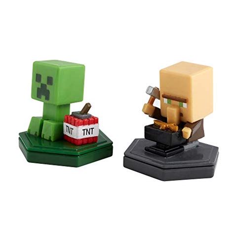 Mattel Minecraft Earth Boost Mini Figures 2 Pack Nfc Chip Toys Earth