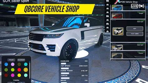 FIVEM Qbcore Vehicle Shop FIVEM ROLEPLAY SCRIPT QBCORE SHOP YouTube