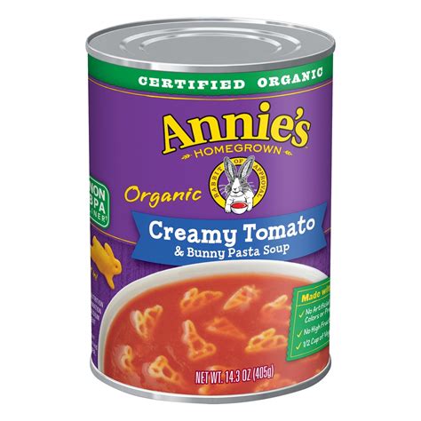 Annie S Homegrown Organic Creamy Tomato Bunny Pasta Soup 14 3 Oz Shipt