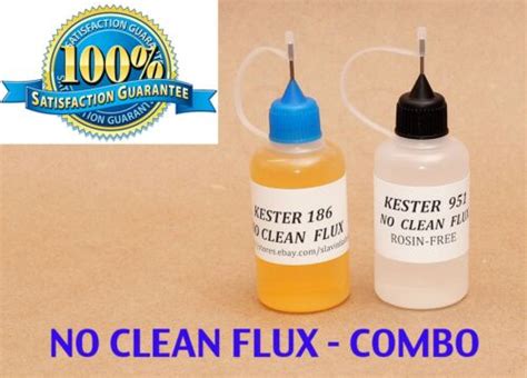 60 Ml COMBO KESTER 951 KESTER 186 Soldering Liquid Flux Reflow NO