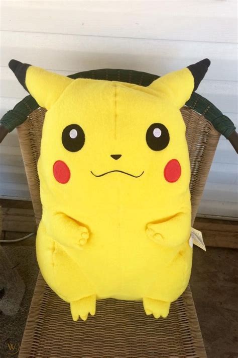 POKEMON PIKACHU Cuddle Pillow Plush 21" Tall Nintendo New w/ Tags ...