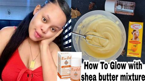 How To Make A Lightening Cream With Shea Butter Diy Lightening Body Butter Glow With Shea Butter