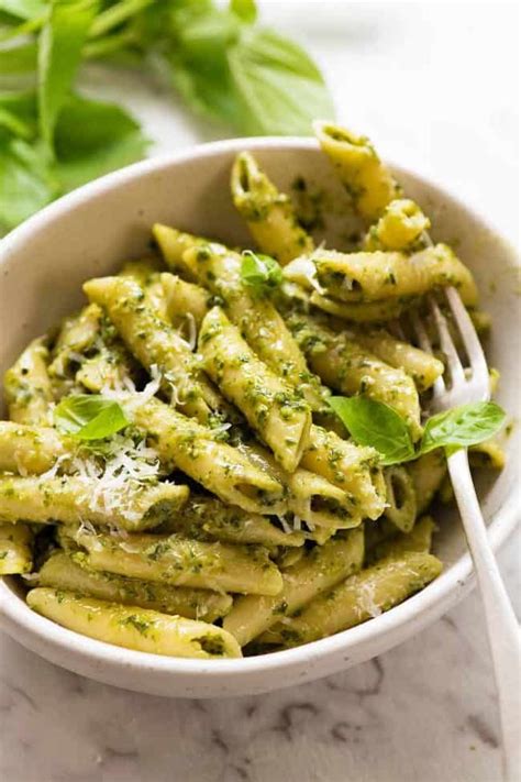 Pesto Pasta With Plenty Of Pesto Sauce Recipe Pesto Pasta Recipes Pasta Recipes Pasta