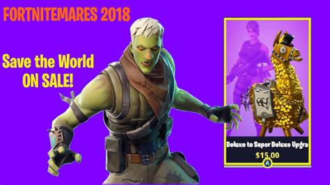 Fortnite Save The World Is On Sale Let Fortnitemares Begin Youtube