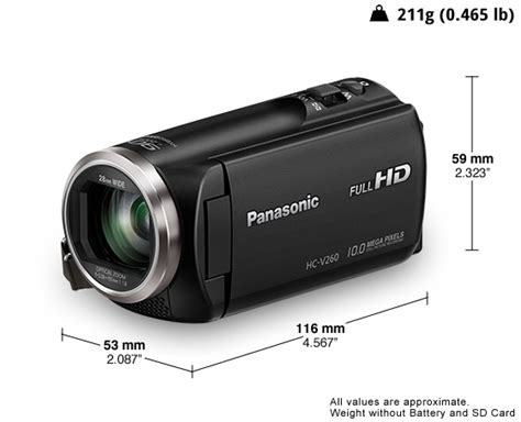 Panasonic Camcorder HC-V260 FHD 10 MP - Expert Laois