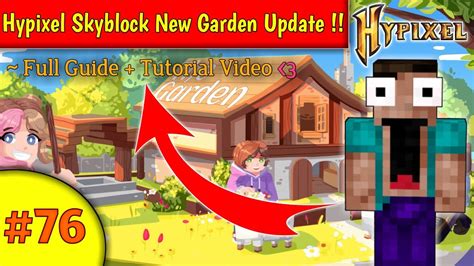 Hypixel Skyblock New Garden Update Hypixel Skyblock Garden Update